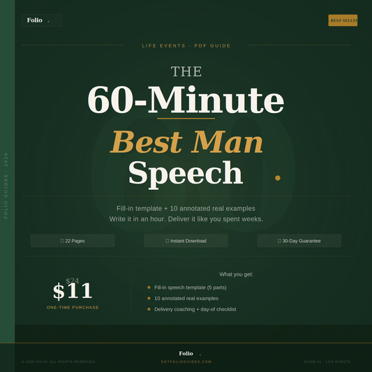 The 60-Minute Best Man Speech